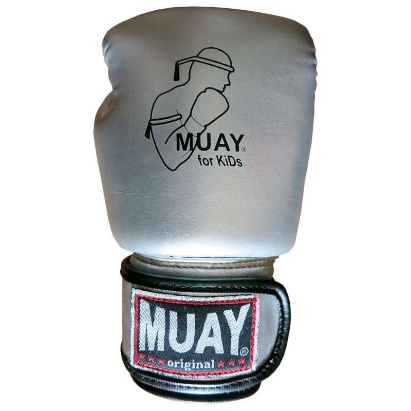 Dětské rukavice MUAY  - stříbrná
