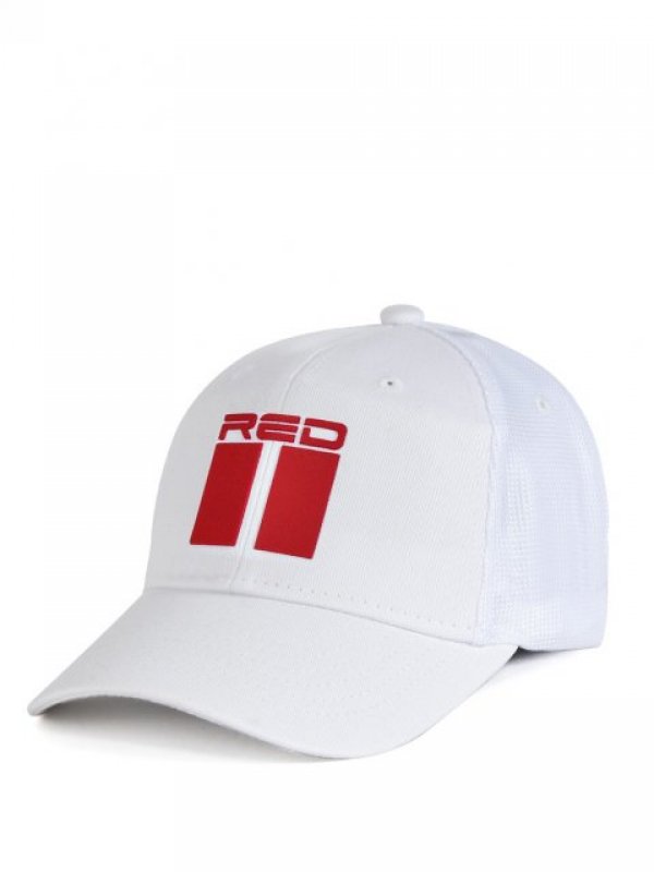 Kšiltovka "3D White Cap" Double Red