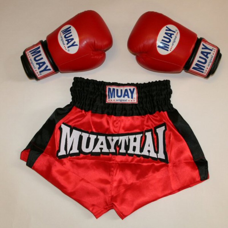 Muay Thai Baby Set  -  červená