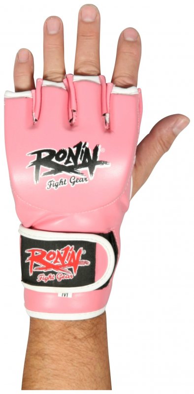 Rukavice "Kick Bag MMA Gloves"  -  růžová