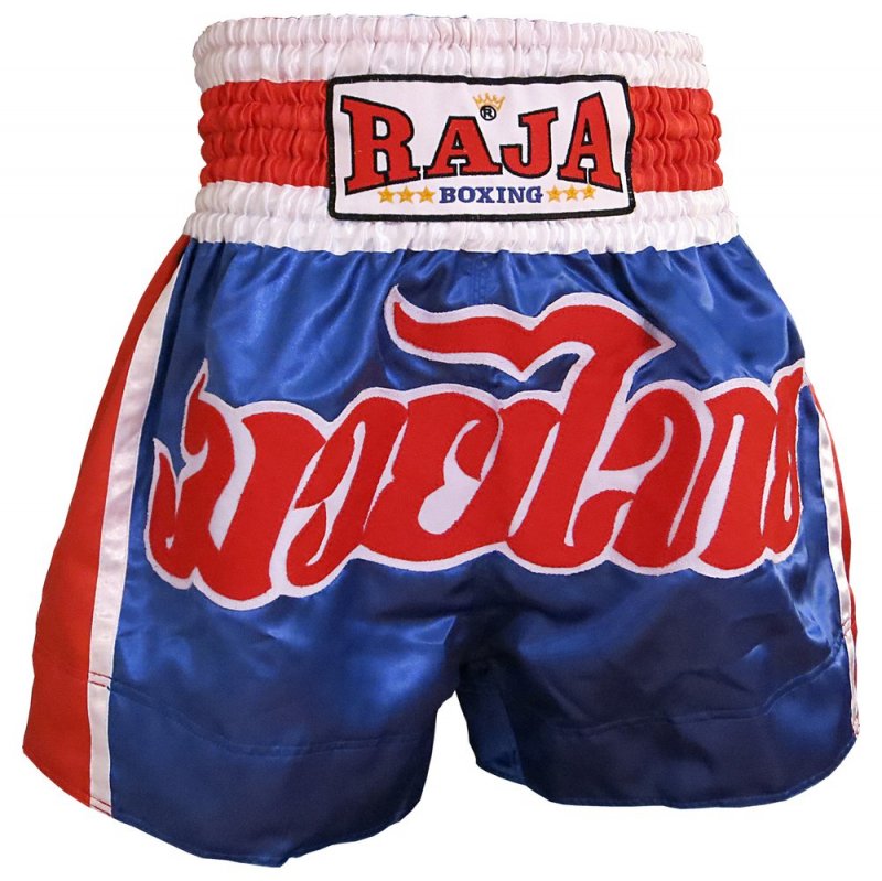 Thajboxerské trenky RAJA „modro-červená“