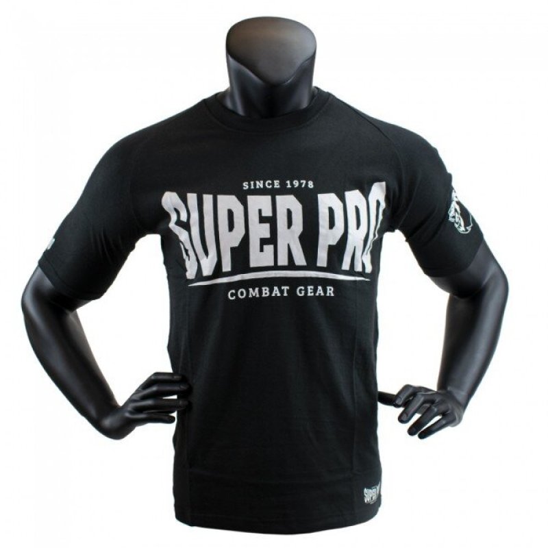 Tričko "S.P.Logo Black/white" - Super Pro