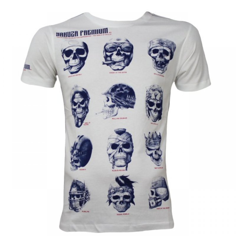 Tričko "Yakuza Premium YPS 2519" bílé