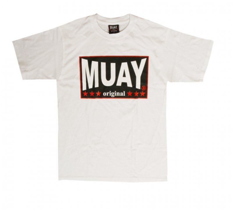Tričko "MUAY original"  -  bílá barva