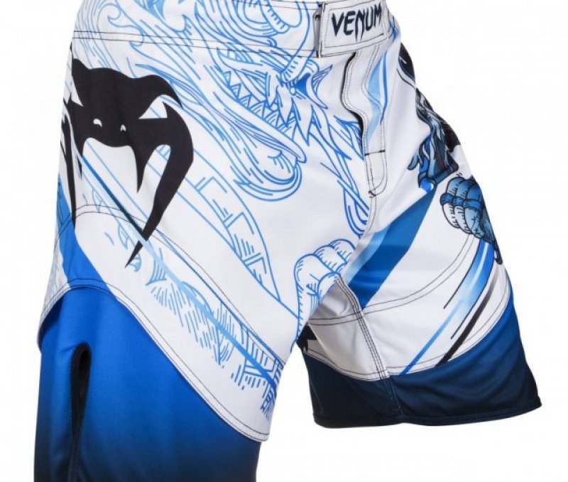 Zápasnické kraťasy "Lyoto Machida Tatsu King Ice Blue"  -  Venum