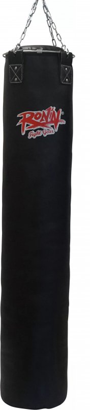 Boxovací pytel luxe 180cm černý + kovový kruh -  Ronin