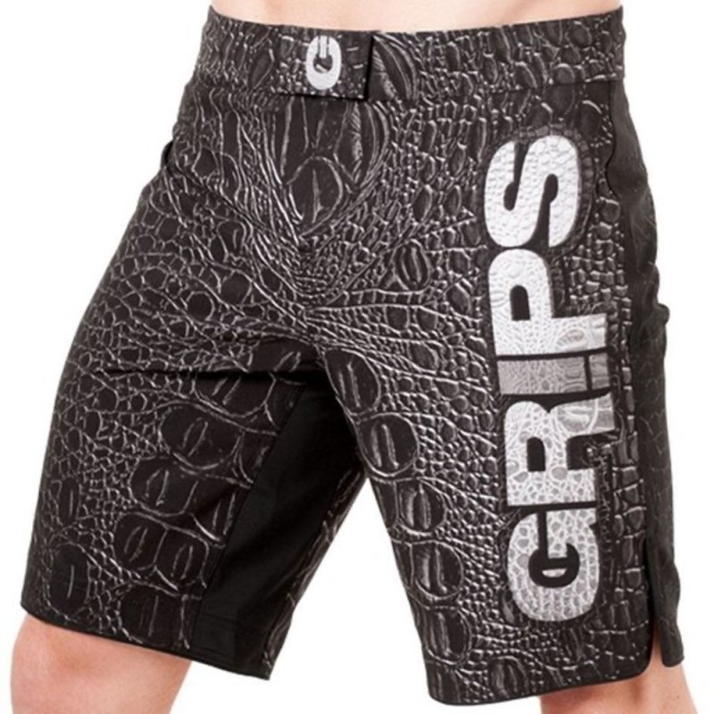 Zápasnické kraťasy "Black Crocodile"  -  Grips