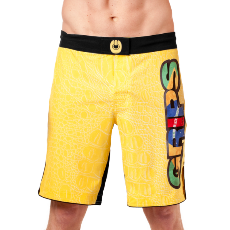 Zápasnické kraťasy "Yellow Crocodile"  -  Grips